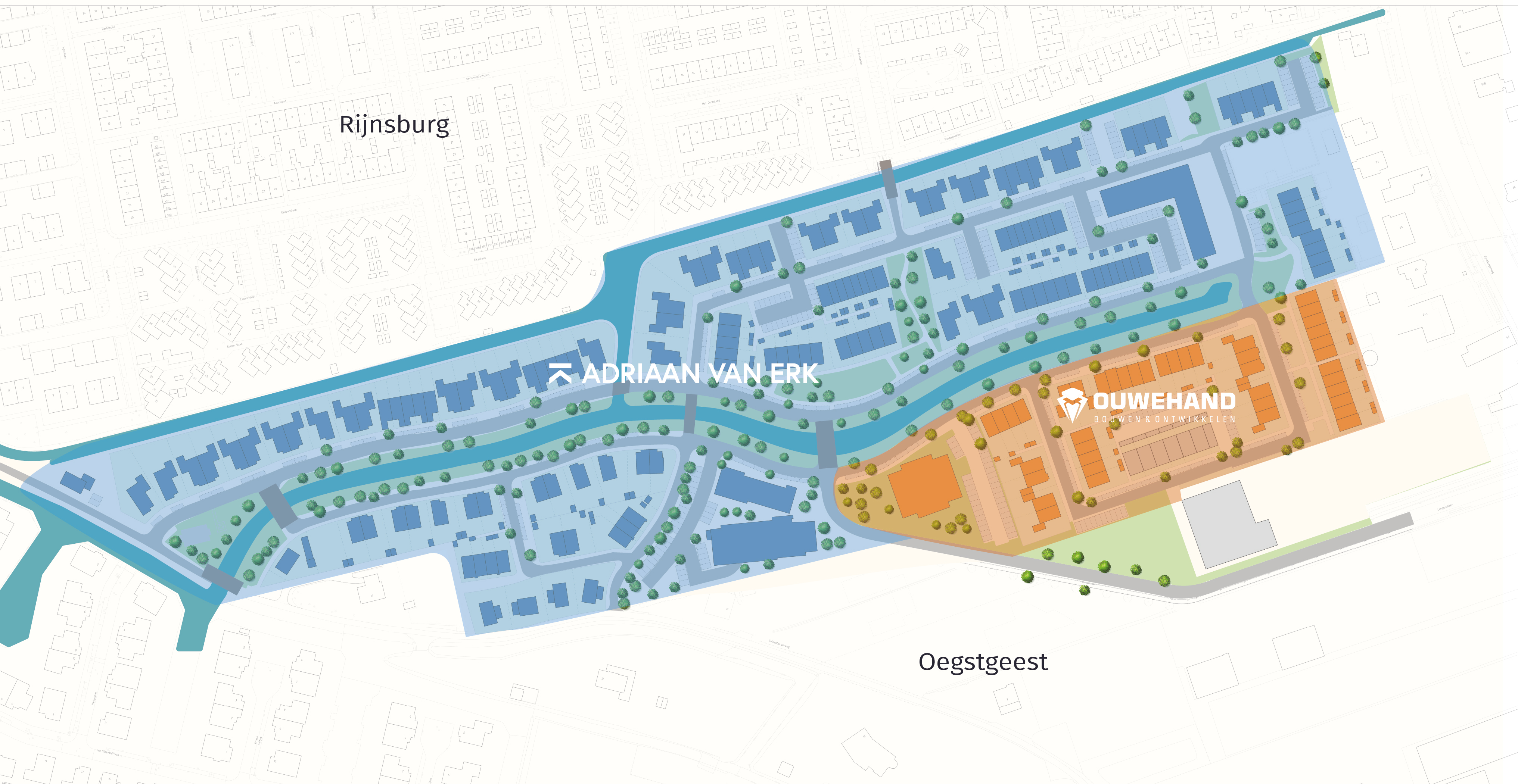Plankaart Nieuw Rijnvaert